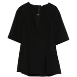 Top in cotone in neroToteme - donna 