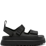 Sandali golden glow con chiusura a strappo in nero UGG - donna 