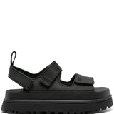 Sandali golden glow con chiusura a strappo in nero UGG - donna 