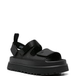 Sandali golden glow con chiusura a strappo in nero UGG - donna 