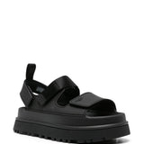 Sandali golden glow con chiusura a strappo in nero UGG - donna 