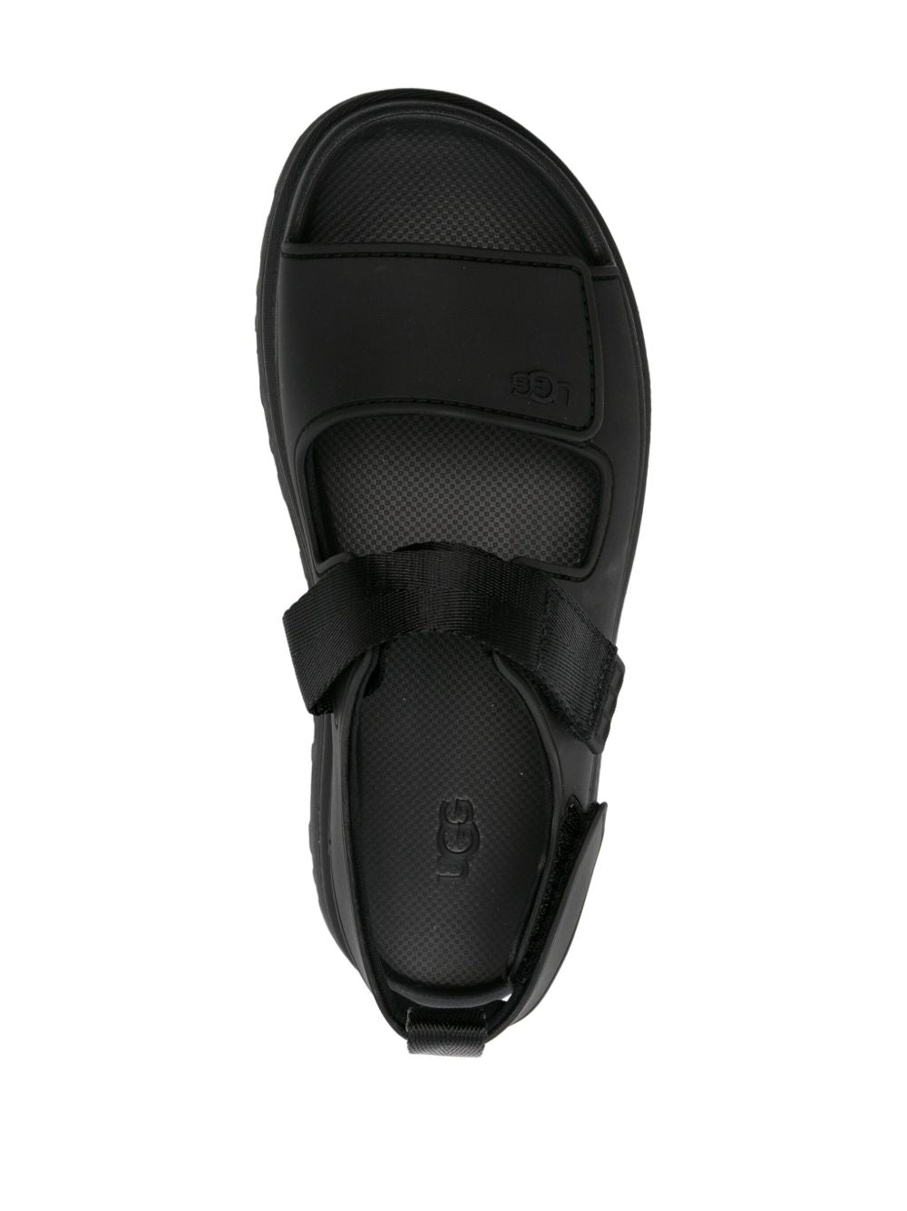 Sandali golden glow con chiusura a strappo in nero UGG - donna 