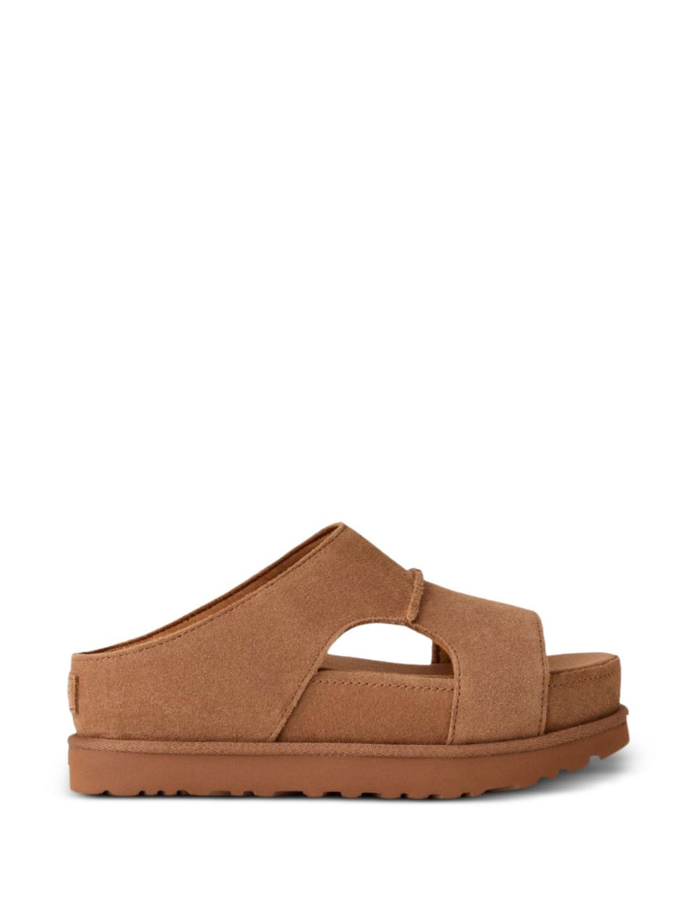 Ciabatte con plateau Goldenstar in marrone Ugg - donna 