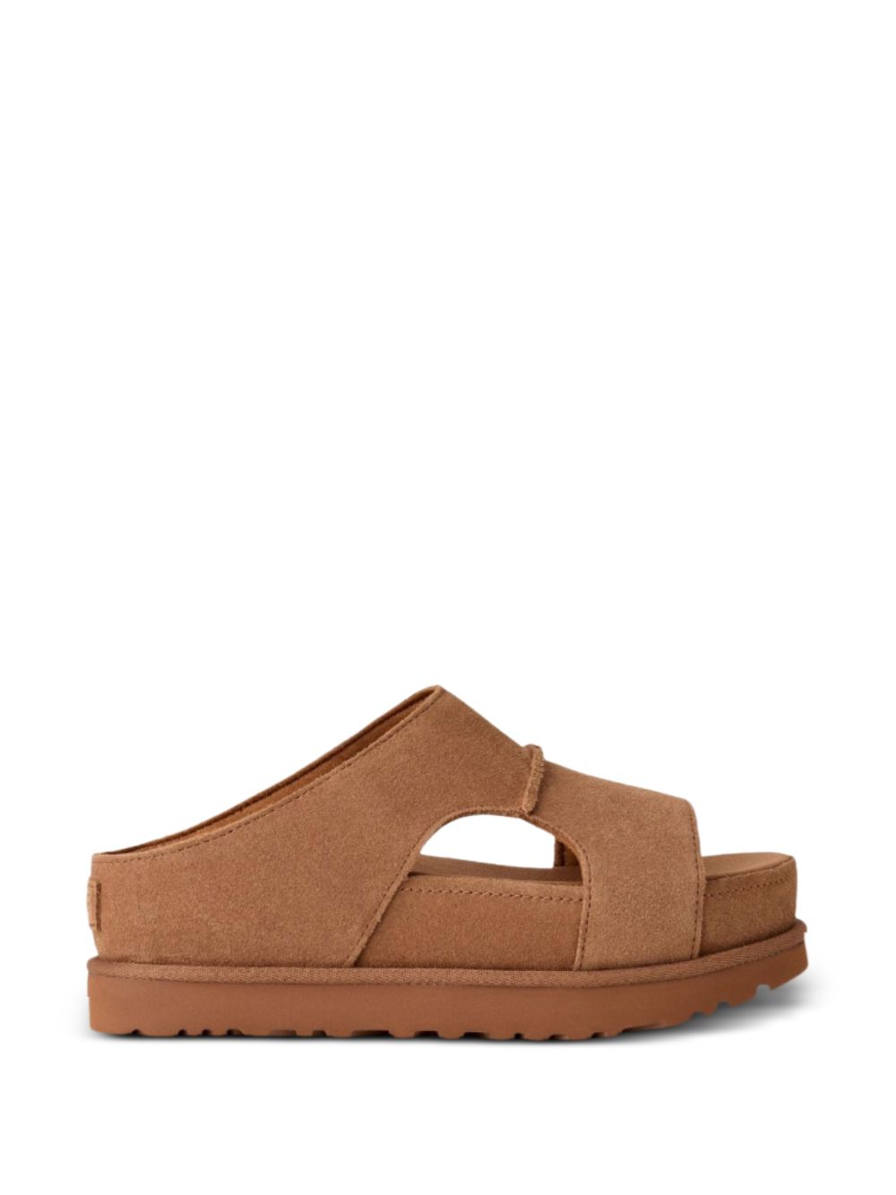 Ciabatte con plateau Goldenstar in marrone Ugg - donna 