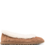 Ballerine con bordi in pelliccia in marrone Ugg - donna 