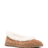 Ballerine con bordi in pelliccia in marrone Ugg - donna 