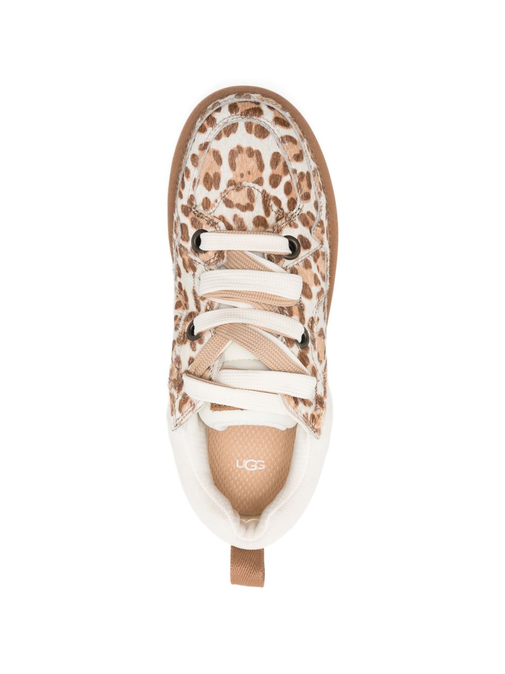 Sneakers con stampa leopardata in beige UGG - donna 