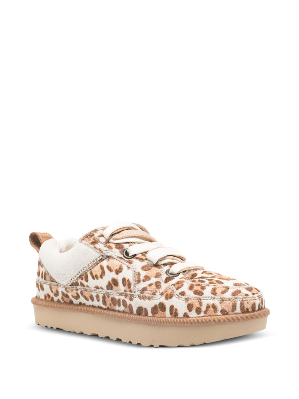 Sneakers con stampa leopardata in beige UGG - donna 