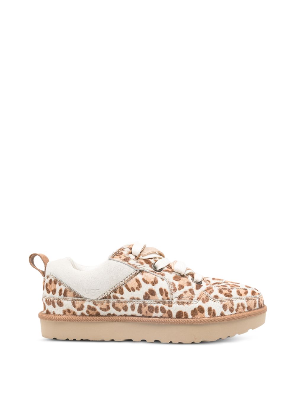Sneakers con stampa leopardata in beige UGG - donna 