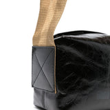 Borsa a spalla in pelle in nero Uma Wang - donna 