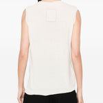 Top con scollo a v con frange in beige Uma wang  - donna 