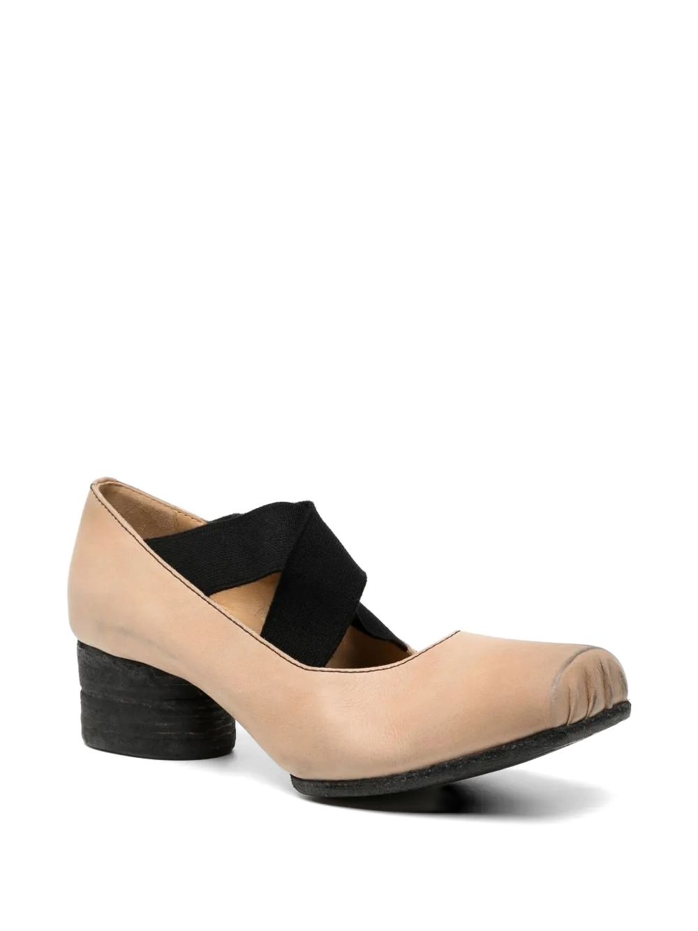 Decollete con cinturini incrociati in beige Uma Wang - donna 