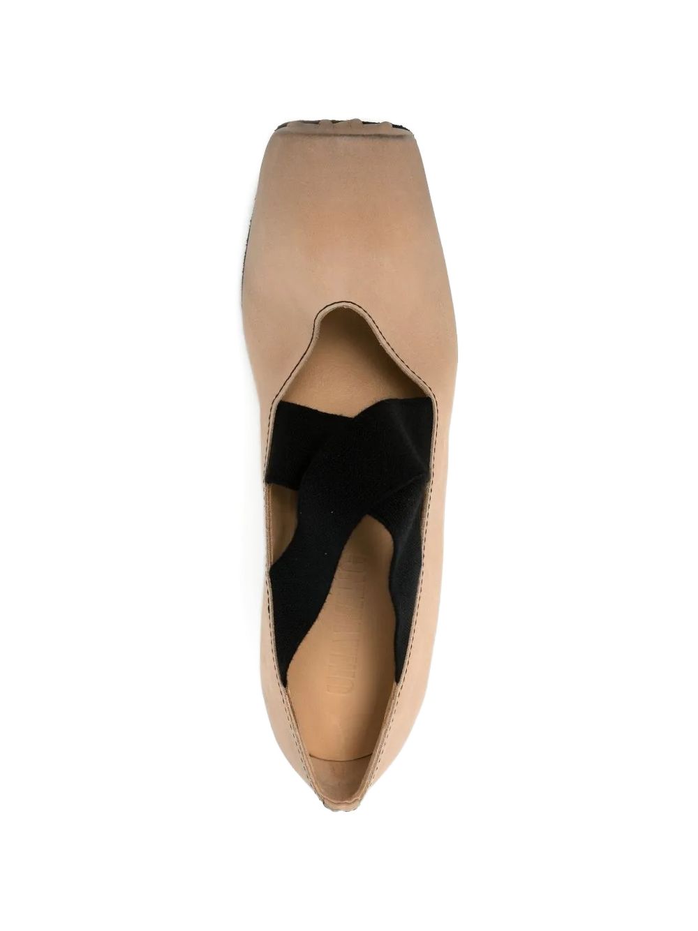 Decollete con cinturini incrociati in beige Uma Wang - donna 