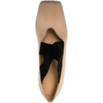 Decollete con cinturini incrociati in beige Uma Wang - donna 
