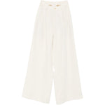 Pantaloni Palazzo Paella in bianco Uma wang  - donna 