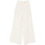 Pantaloni Palazzo Paella in bianco Uma wang  - donna 
