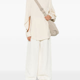 Pantaloni Palazzo Paella in bianco Uma wang  - donna 