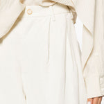 Pantaloni Palazzo Paella in bianco Uma wang  - donna 