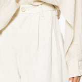 Pantaloni Palazzo Paella in bianco Uma wang  - donna 
