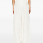 Pantaloni Palazzo Paella in bianco Uma wang  - donna 