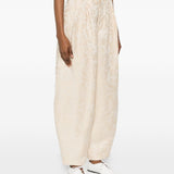 Pantaloni in jacquard Piper in beige Uma wang  - donna 