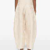 Pantaloni in jacquard Piper in beige Uma wang  - donna 