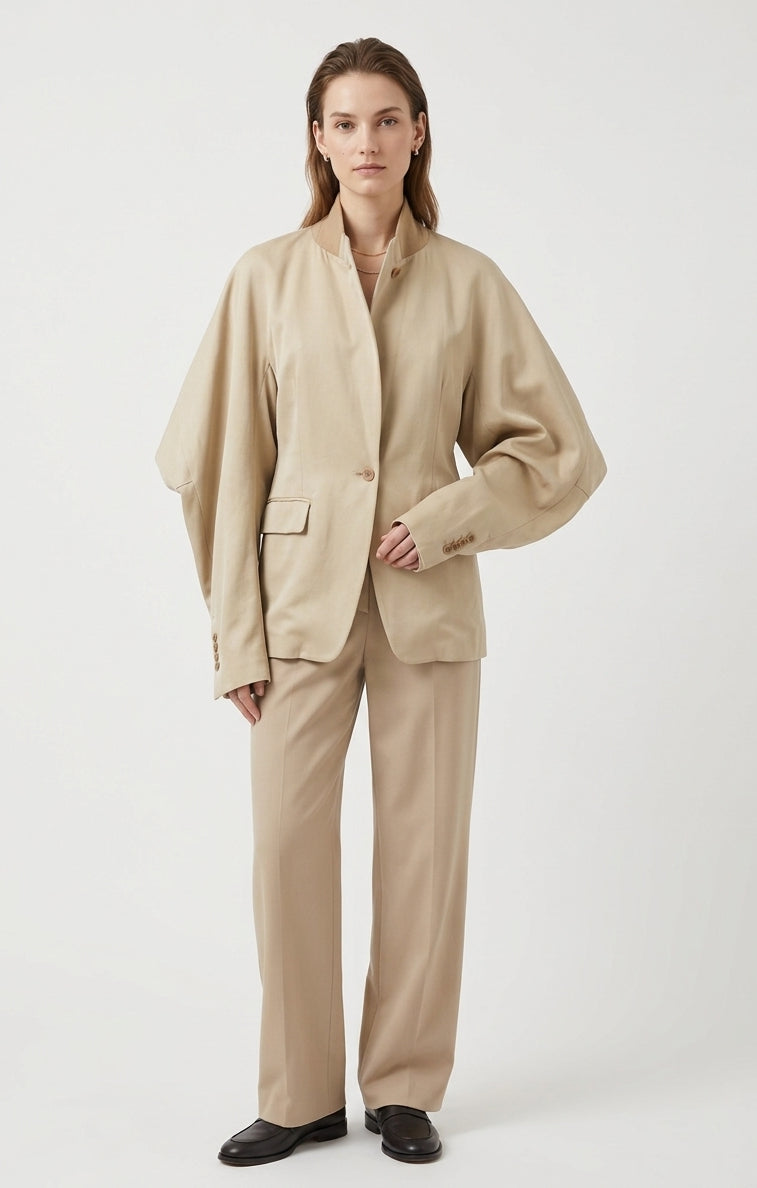 Giacca con maniche oversize kaia in beige Uma Wang - donna 