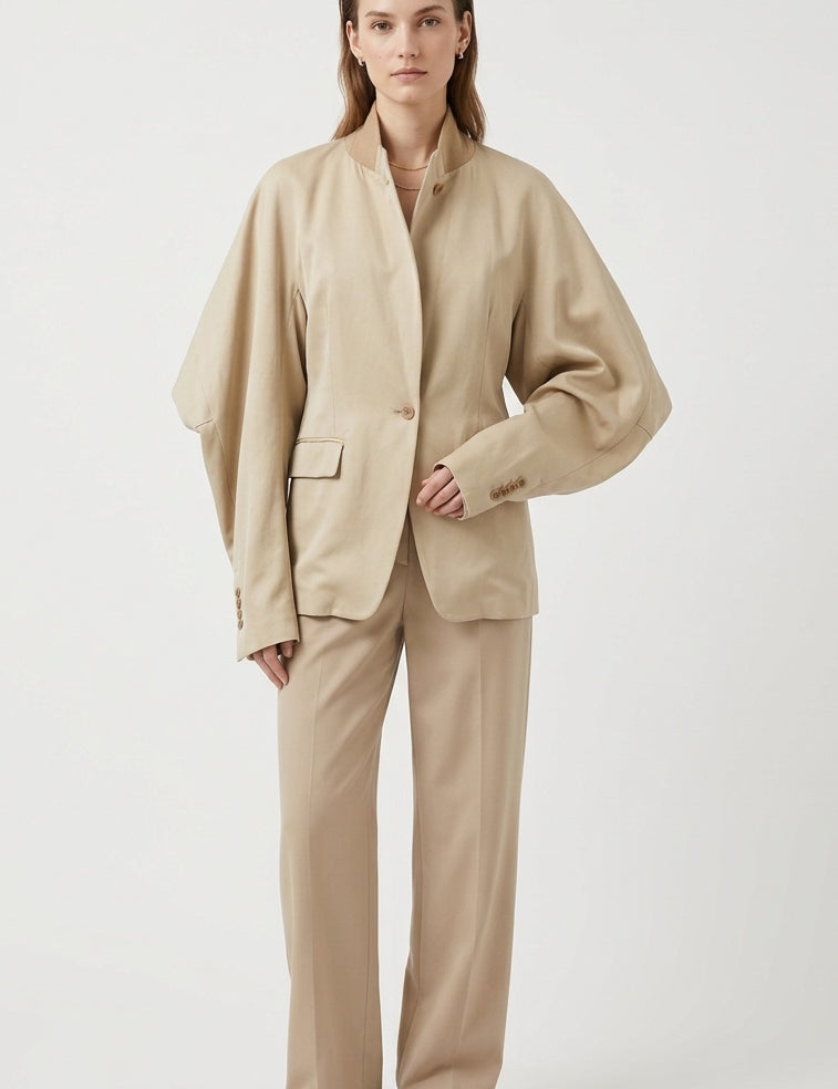 Giacca con maniche oversize kaia in beige Uma Wang - donna 