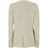 Blazer Kiran con revers a scialle in bianco Uma wang  - donna 