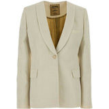Blazer Kiran con revers a scialle in bianco Uma wang  - donna 