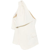 Top drappeggiato asimmetrico in beige Uma wang - donna 