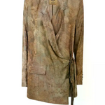 Blazer khloe in marrone Una Wang - donna 