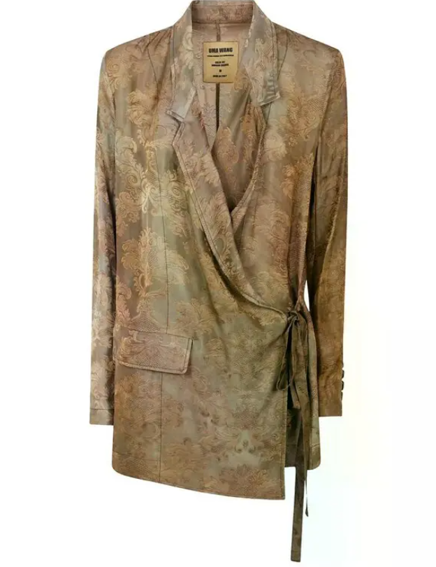 Blazer khloe in marrone Una Wang - donna 