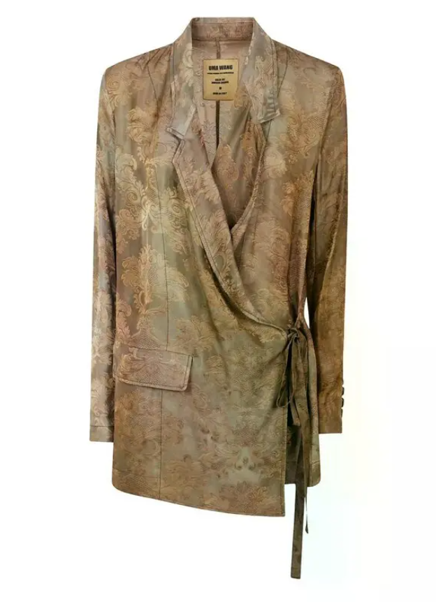 Blazer khloe in marrone Una Wang - donna 