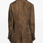Blazer khloe in marrone Una Wang - donna 