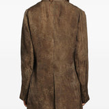 Blazer khloe in marrone Una Wang - donna 
