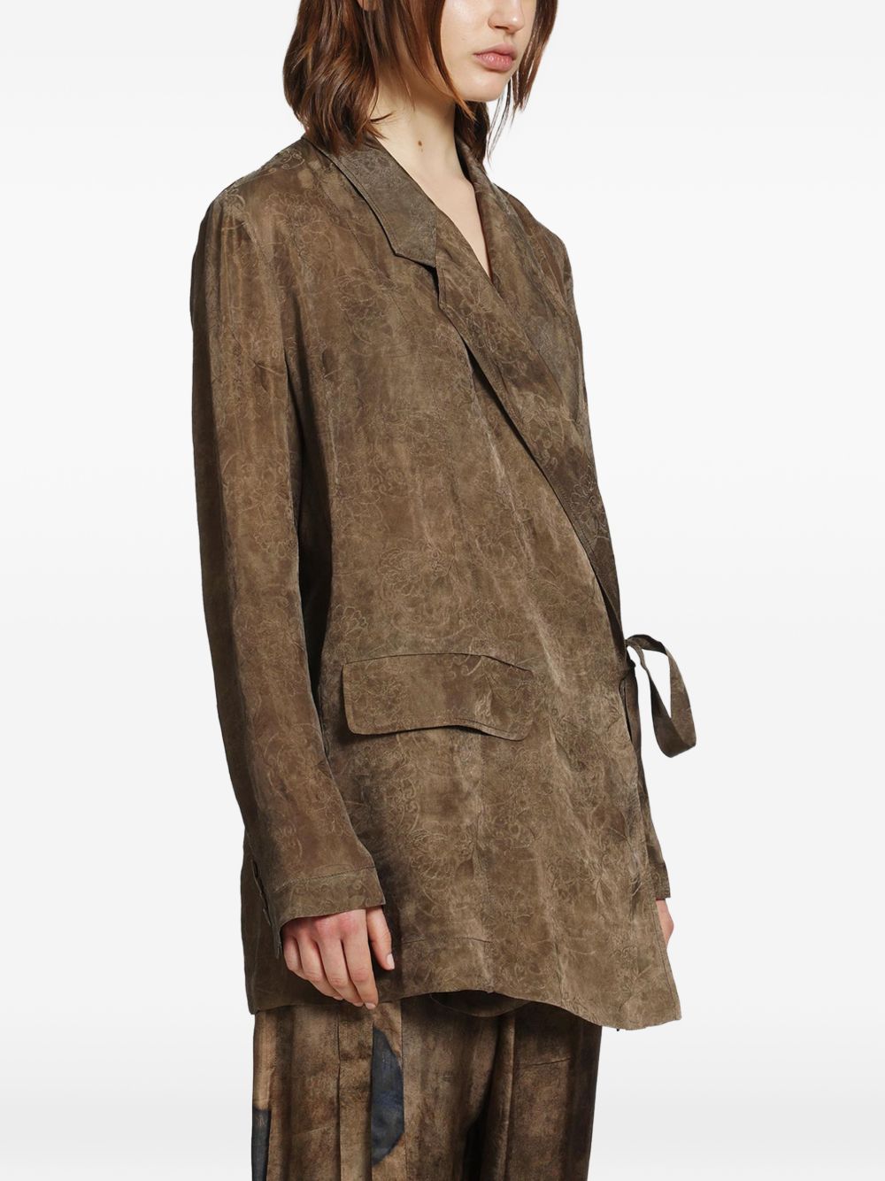 Blazer khloe in marrone Una Wang - donna 