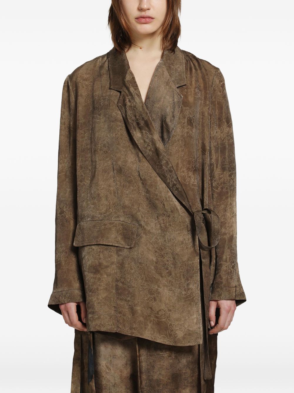 Blazer khloe in marrone Una Wang - donna 