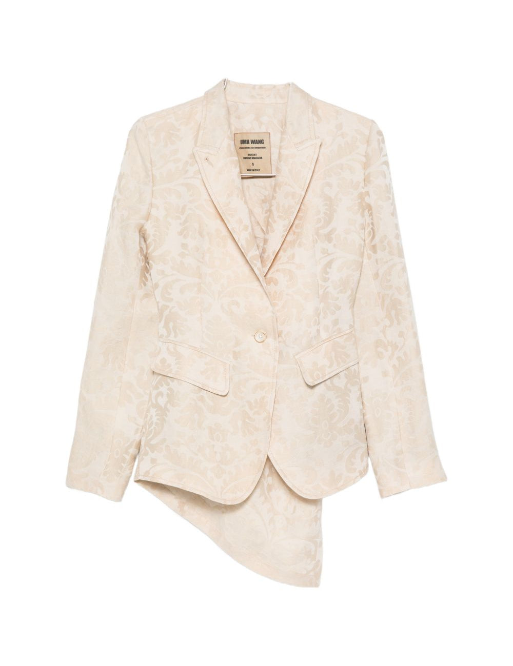 Blazer asmmetrico kylie in avorio Uma wang  - donna 