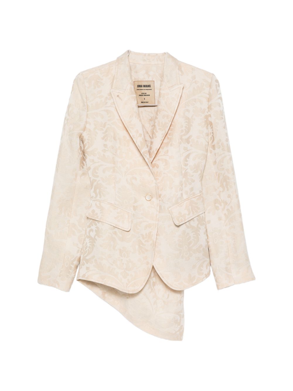 Blazer asmmetrico kylie in avorio Uma wang  - donna 