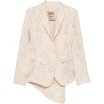 Blazer asmmetrico kylie in avorio Uma wang  - donna 