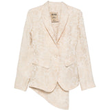 Blazer asmmetrico kylie in avorio Uma wang  - donna 