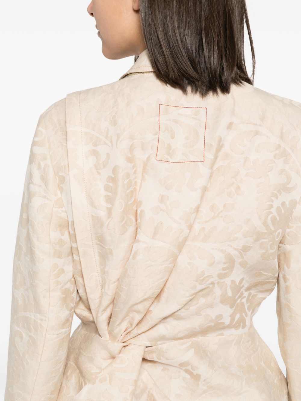 Blazer asmmetrico kylie in avorio Uma wang  - donna 