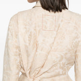 Blazer asmmetrico kylie in avorio Uma wang  - donna 