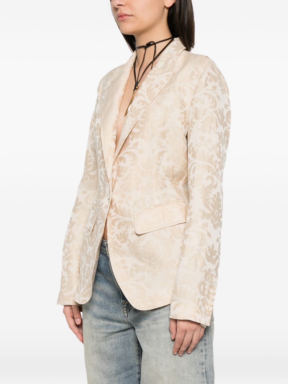 Blazer asmmetrico kylie in avorio Uma wang  - donna 