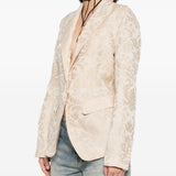 Blazer asmmetrico kylie in avorio Uma wang  - donna 
