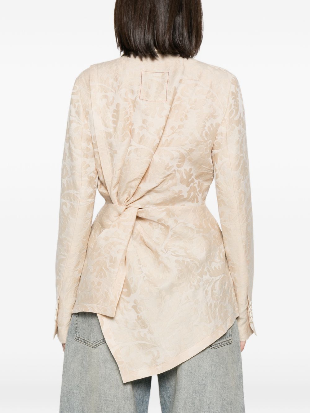 Blazer asmmetrico kylie in avorio Uma wang  - donna 