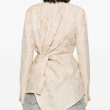 Blazer asmmetrico kylie in avorio Uma wang  - donna 