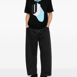 T-shirt con stampa grafica in nero Undercover - uomo 