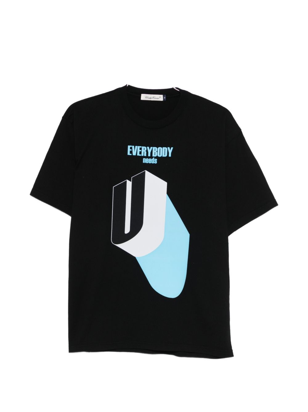 T-shirt con stampa grafica in nero Undercover - uomo 